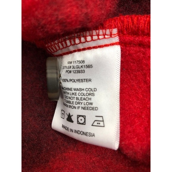 Levi Strauss Size Large Women’s Buffalo Plaid Fleece Jacket - Picture 11 of 12